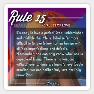 40 RULES OF LOVE - 15 Magnet